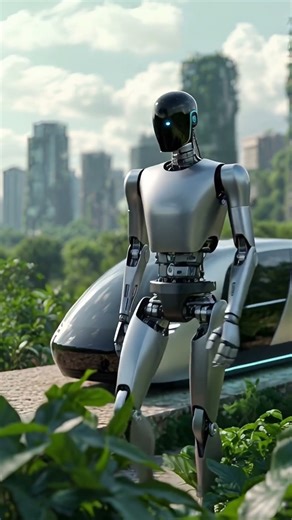 The Future of Urban Mobility Just Arrived – 8K Autonomous Pod-Car in Eco-Utopia