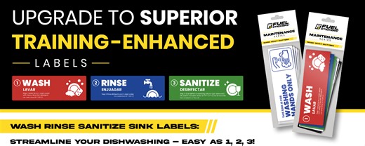 Fuel Stickers: Foodservice Labels