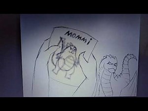 Ghiji draws his mom and Ghidorah laughs about it