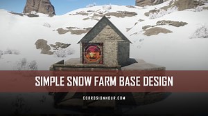 RUST Simple Snow Farm Base (2021) - RUST Base Designs