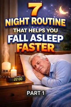 The 5-Minute Night Routine That Helps You Fall Asleep Faster - Part 1 #seniorhealth #motivation