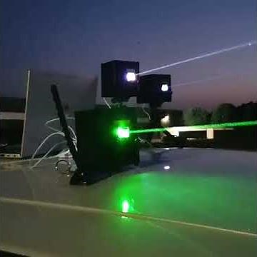 LaserCube Projections - Experiment Laser Range 500 Meter