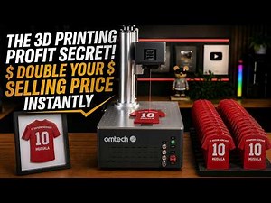 Engraving PLA 3D Prints with an OMTech MOPA Laser | Full Test