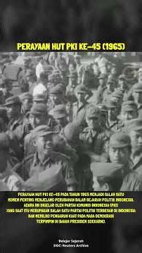Perayaan HUT PKI ke-45 pada tahun 1965