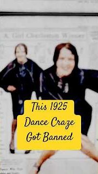 This 1925 Dance Craze Got Banned #weirdhistory #1920s #historyshorts