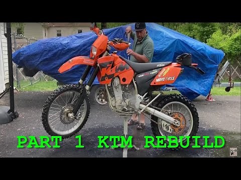 Part 1 2004 KTM 450 EXC Rebuild