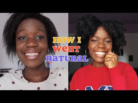 HOW I TRANSITIONED FROM RELAXED TO NATURAL HAIR! (No Big Chop)