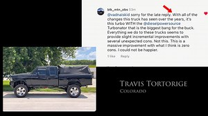 35K views · 44 reactions | The Turbonator VGT "is the biggest bang for the buck" @blk_mtn_obs Improves fuel mileage Increases HP & Torque Decreases EGT's | Diesel Power Source | Facebook