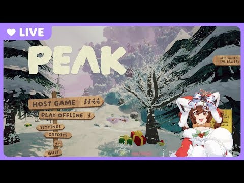 Alone for the holidays? Me too! Keep me company?【Peak】Cozy Christmas Gameplay