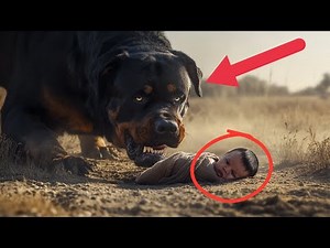 Fierce Hungry Fighting Dog Finds Abandoned Helpless Baby. What Happens Next Will Make You Cry...