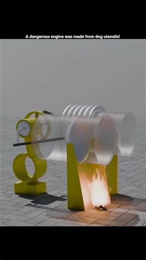 Build the most unique engine at home! 🤯 | Stirling Engine Explained #shorts