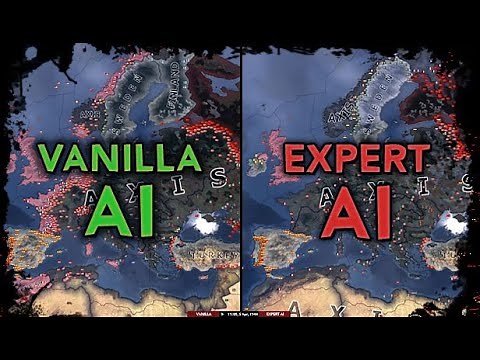 [HoI4] Double Timelapse - Vanilla AI vs Expert AI Mod
