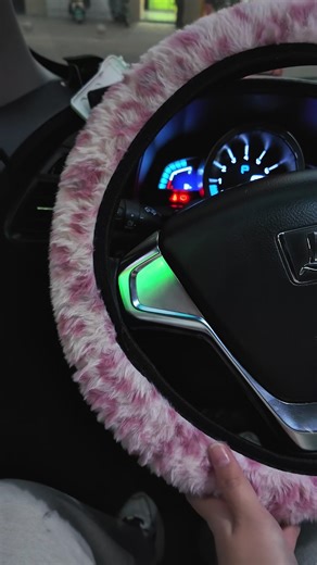 "Stay cozy and stylish this winter with our fluffy steering wheel cove...