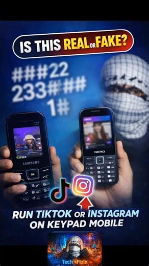 Instagram reels in keypad mobile hack #shorts #hack