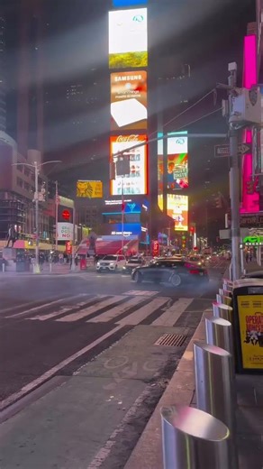 Take over Time Square By license #car