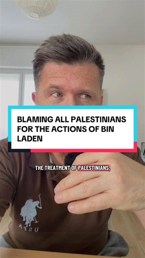 Are Palestinians to be blamed for the actions of Osama bin Laden because he was motivated by their plague? Of course not, no matter what @bertkellerman3 thinks. The Palestinian people have suffered for the past 60 years.