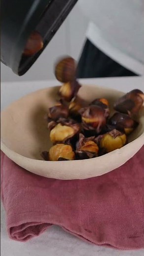 CASTAGNE: in friggitrice ad aria| Cotto al Dente