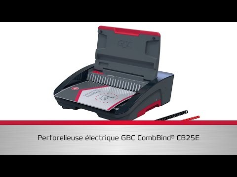Perforelieuse électrique GBC CombBind® CB25E - Vidéo produit (FR)