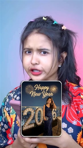 Roshmi Nandi on Instagram: "Bas ek photo upload ki aur New Year Image ready 🎉 AI ne magic kar diya #mediaio #newyear #aiediting #reelcontent #trend"