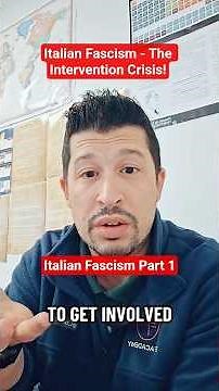 Why did Fascism take hold in Italy - The Intervention Crisis. Let's get into it! #history #italy