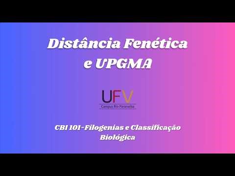 Distância Fenética e UPGMA