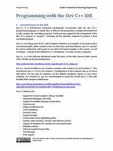 How To Start A New Project In Dev C++