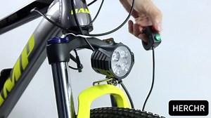 Bike Headlight 12W Super Bright Bike Light 36V 48V 52V 60V for Electric Bikes and Scooters Headlight Electric Bike Headlight for Night Riding Electric Dirt Bike Front Light Road Bike Led Headlight