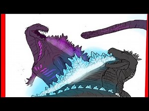 How To Draw Shin Godzilla VS Godzilla Ultima
