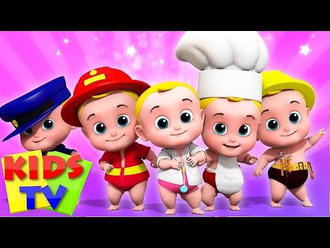 Five Little Babies | Junior Squad Videos | Kindergarten Nursery Rhymes For Babies by Kids Tv