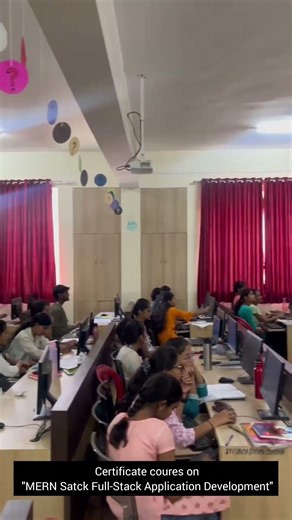 Certificate Course on ""MERN Stack Full-Stack Application Development" KLE J T BCA College GADAG