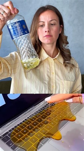 Don't show this to Apple! 🍎😱 #laptop #fail #macbook #ooopscreations