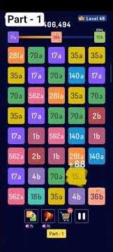 Number Adder Puzzle Game, #billion #million #shorts #relax #gaming