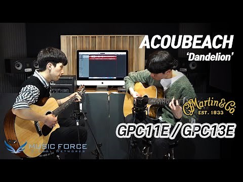 Martin Road Series GPC-13E / GPC-11E Demo ('Dandelion' by 'AcouBeach')