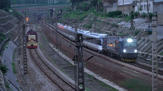 【6F回送与伪装成7G的7C】52003与00218在洞井路交汇