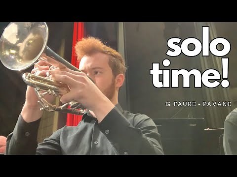 Faure's Breathtakingly Beautiful "PAVANE" | Cornet Solo Cam in Brass Band!