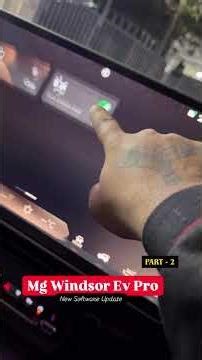 Mg windsor ev pro software update | #mg #windsor #mgwindsor #electriccar #ev