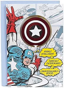 Hallmark Captain America Birthday Card (A Real Hero)