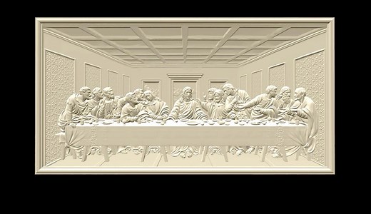 The Last Supper - Digital 3D STL File for 3D Printing and CNC - Etsy