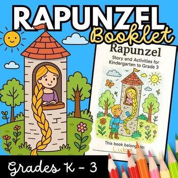 Rapunzel Story and Activities | Fairy Tale Reading Comprehension K-3