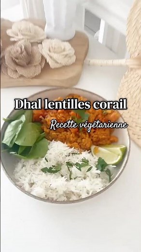 Red lentil dahl - Indian recipe