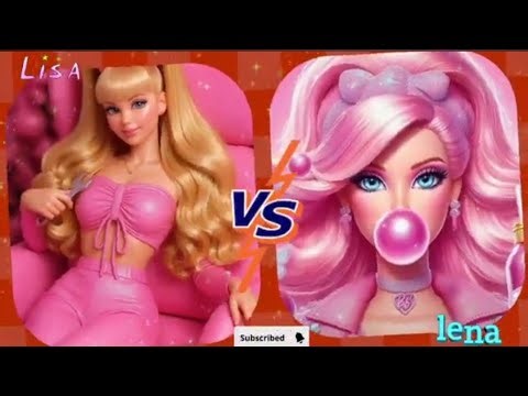 Lisa vs Lena Barbie Collection | Ultimate Items Battle 🎀#part6 #lisavslena #lisa #trendingvideo