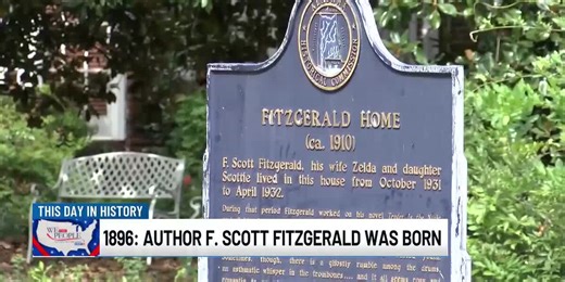 This Day in History: Author F. Scott Fitzgerald born in 1896