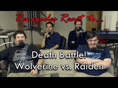 Renegades React to... Death Battle! Wolverine vs. Raiden