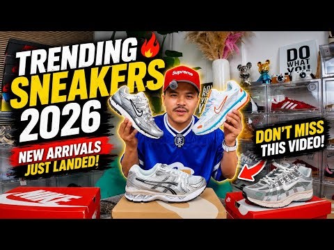 🔥 Trending Sneakers 2026 👟 | Latest Drops & Most Wanted Collection
