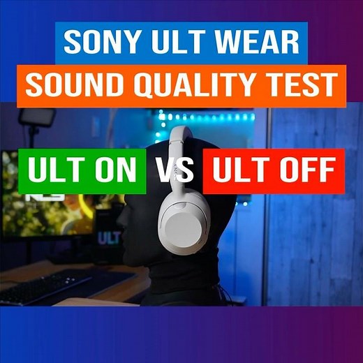 Sony ULT WEAR ULT ON vs ULT OFF Sound Test