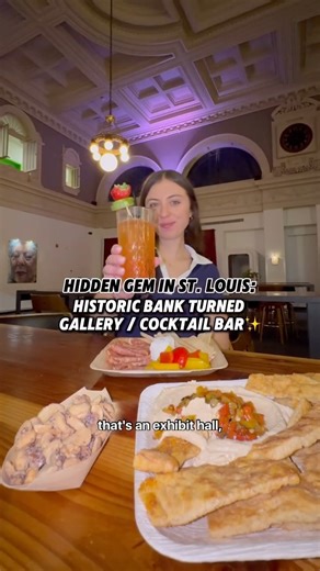 𝗦𝘁. 𝗟𝗼𝘂𝗶𝘀 𝗕𝘂𝗰𝗸𝗲𝘁 𝗟𝗶𝘀𝘁 - ʏᴏᴜʀ ꜱᴏᴜʀᴄᴇ ꜰᴏʀ ꜱᴛʟ on Instagram: "The intersection of history, hospitality, & creativity @truststl ✨🍸 Most recently acquired by @goodhospitality_stl, the space, originally built in 1896, now serves as a rotating exhibition gallery & creative space for the community🫶🏽 FEATURED ARTISTS: - @a.t.baird - @catie_cook_art - @elizaelkins FEATURED DRINKS: - Ring by Spring: Gin, Aperol, Elderflower liqueur, simple, lemon, strawberry, cucumber - Break a Leg: Teq