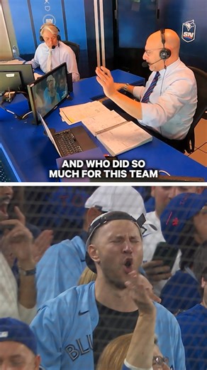 🗣️ "SHE'S GONNNEEE" Inside the PxP booth with Dan Shulman & Buck Martinez for George Springer's ELECTRIC 3-run blast that propelled the Toronto Blue Jays to the #WorldSeries! | Sportsnet