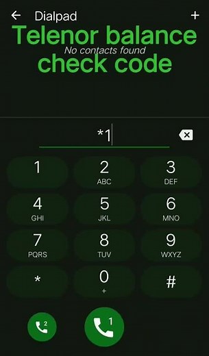 How to check telenor balance