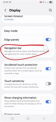 How to Change Navigation Button | Samsung galaxy A25 Android Mobile Phone