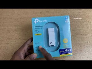 Tp-Link TL-WN821N 300 MBPS WIFI Wireless N USB Adapter || Unboxing & setup